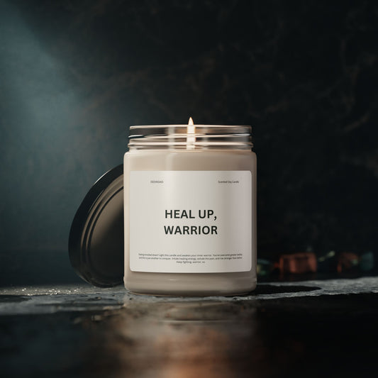 Scented Soy Candle - HEAL UP, WARRIOR